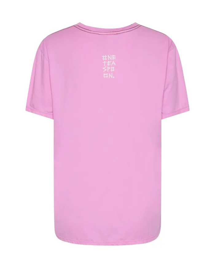 One Teaspoon Tees and Tanks Women Candy Logo Organic Crew Tee