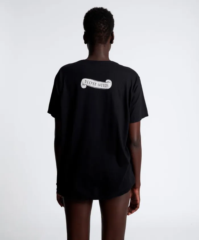 One Teaspoon Tees and Tanks Women Deeper Soundscape Organic Unisex Tee