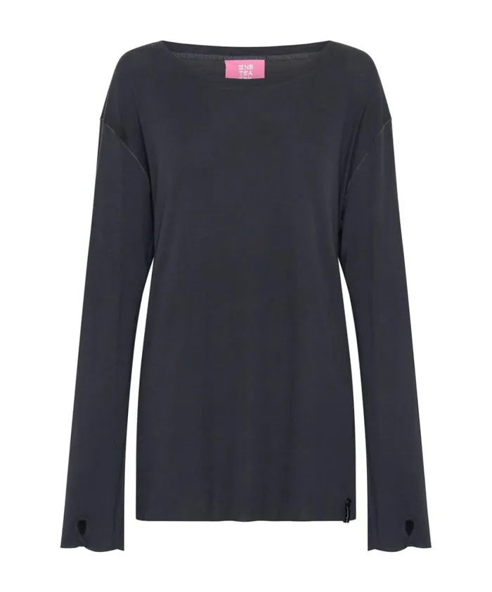 One Teaspoon Tees and Tanks Women Jagger Boyfriend Long Sleeve Tee