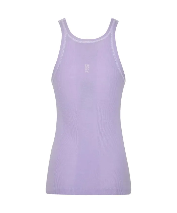 One Teaspoon Tees and Tanks Women Lavender Bower Bird Singlet