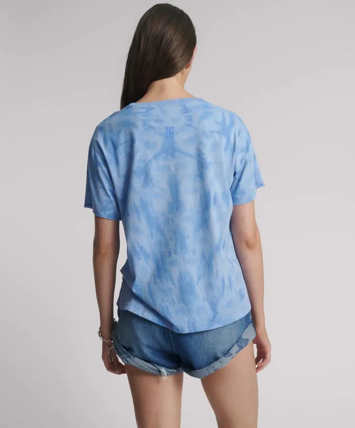 One Teaspoon Tees and Tanks Women Love Sweat Split Hem Tee