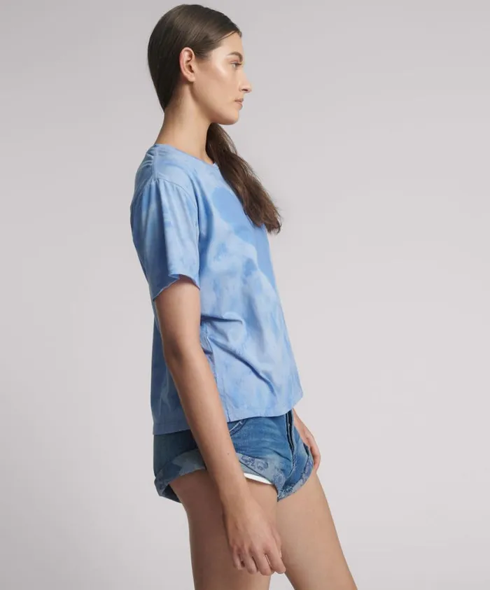 One Teaspoon Tees and Tanks Women Love Sweat Split Hem Tee