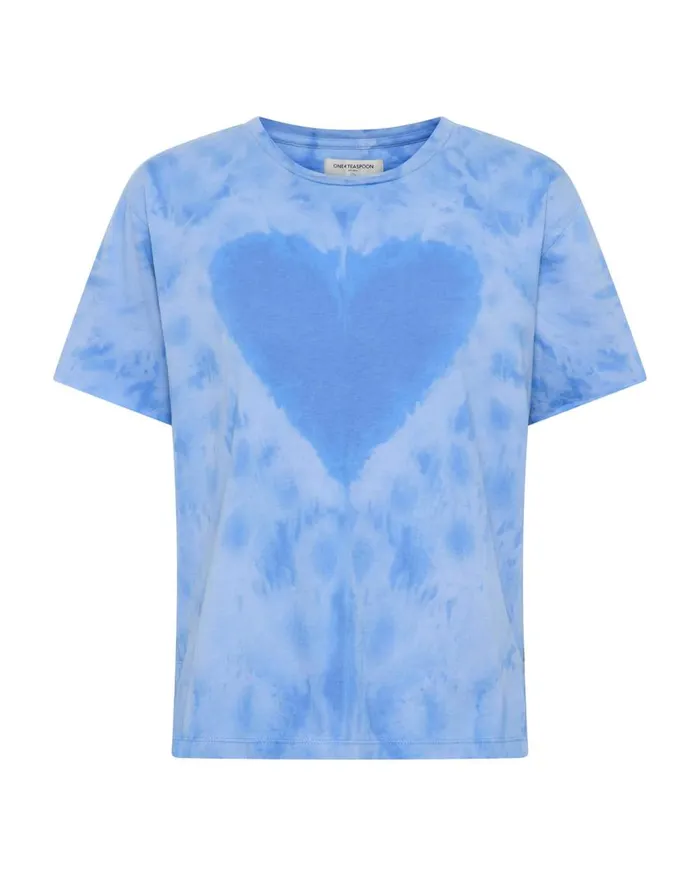 One Teaspoon Tees and Tanks Women Love Sweat Split Hem Tee