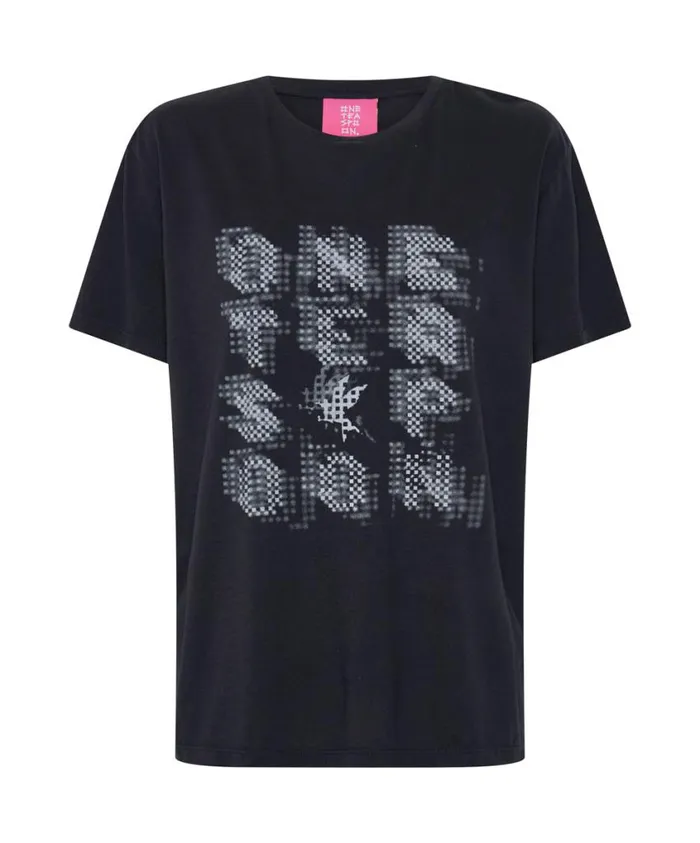 One Teaspoon Tees and Tanks Women One Teaspoon Poster Print Crew Tee