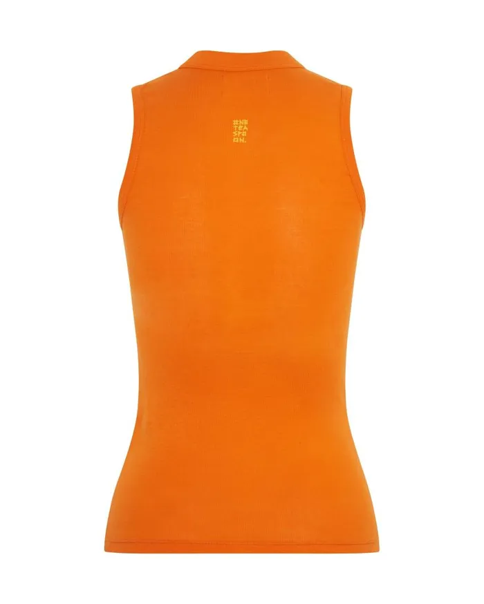 One Teaspoon Tees and Tanks Women OTS Equipment Tank Orange