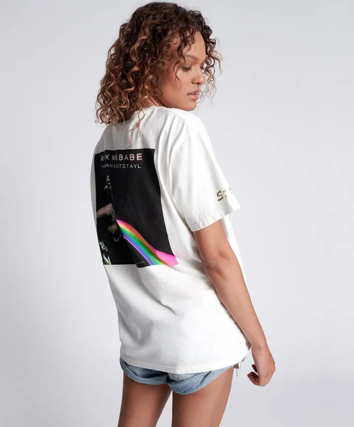 One Teaspoon Tees and Tanks Women Rock Me Babe Sos Unisex Tee
