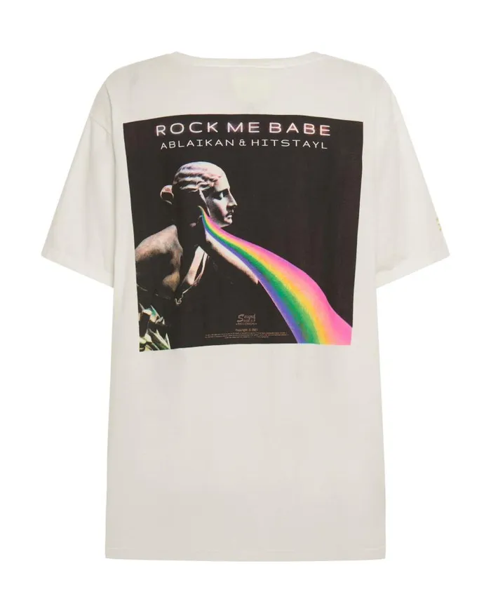 One Teaspoon Tees and Tanks Women Rock Me Babe Sos Unisex Tee