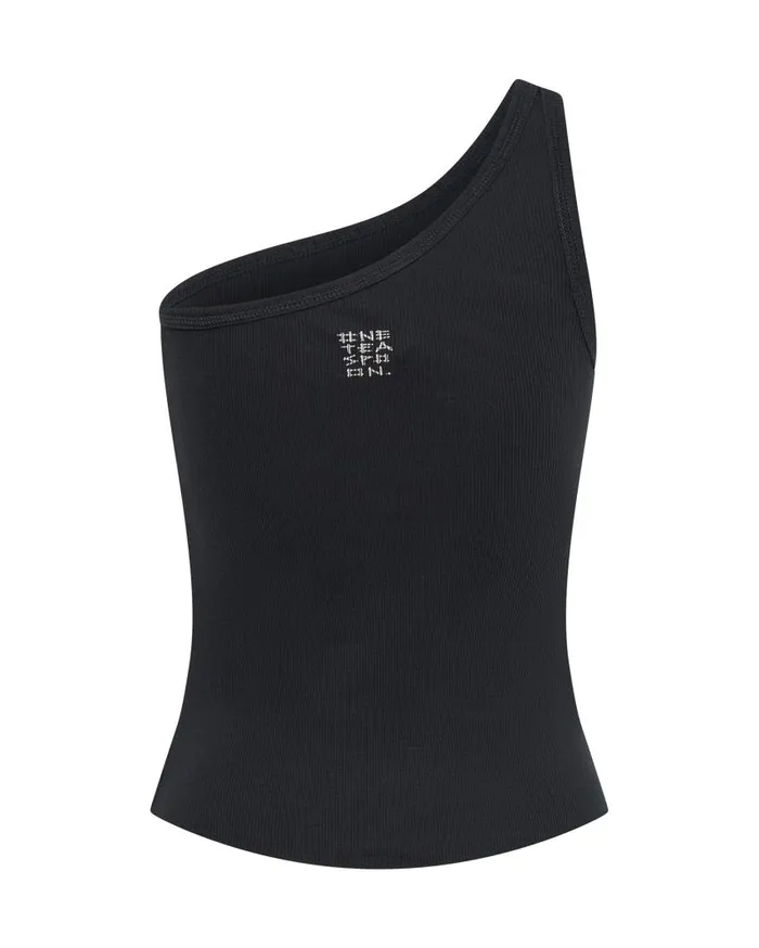 One Teaspoon Tops Women Asymmetrical Rib Tank Top