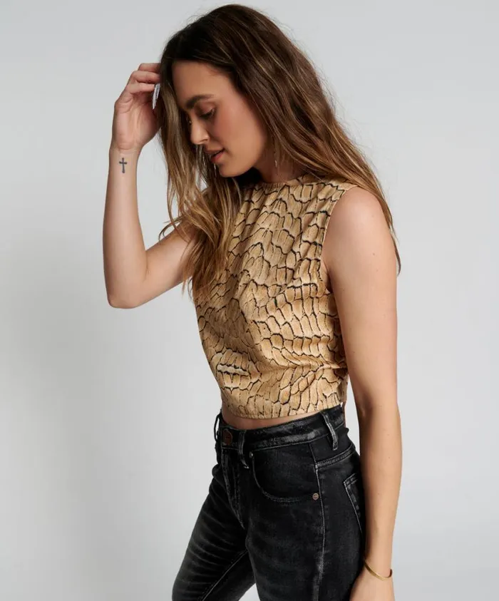 One Teaspoon Tops Women Delusion New World Top