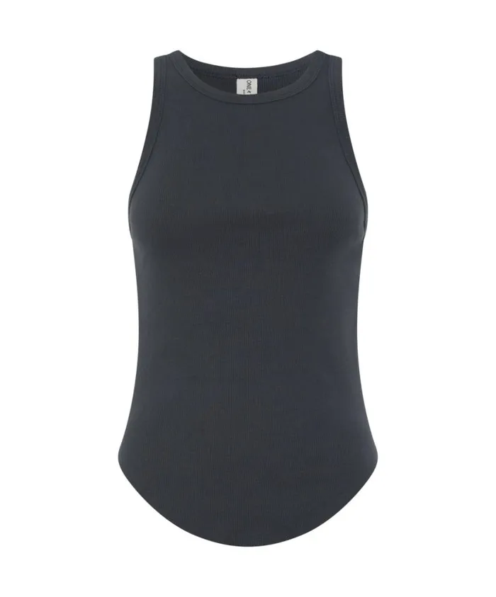 One Teaspoon Tops Women Distressed Ramone Rib Tank