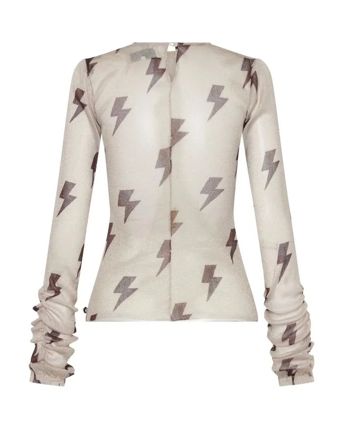 One Teaspoon Tops Women Lightning Party Longsleeve Top