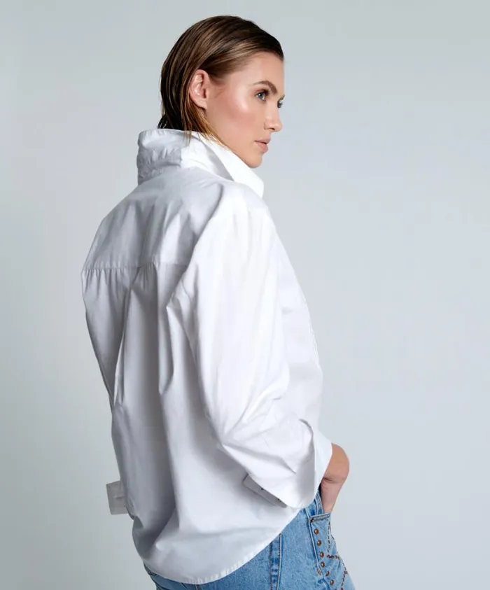 One Teaspoon Tops Women Power Tuxedo Shirt