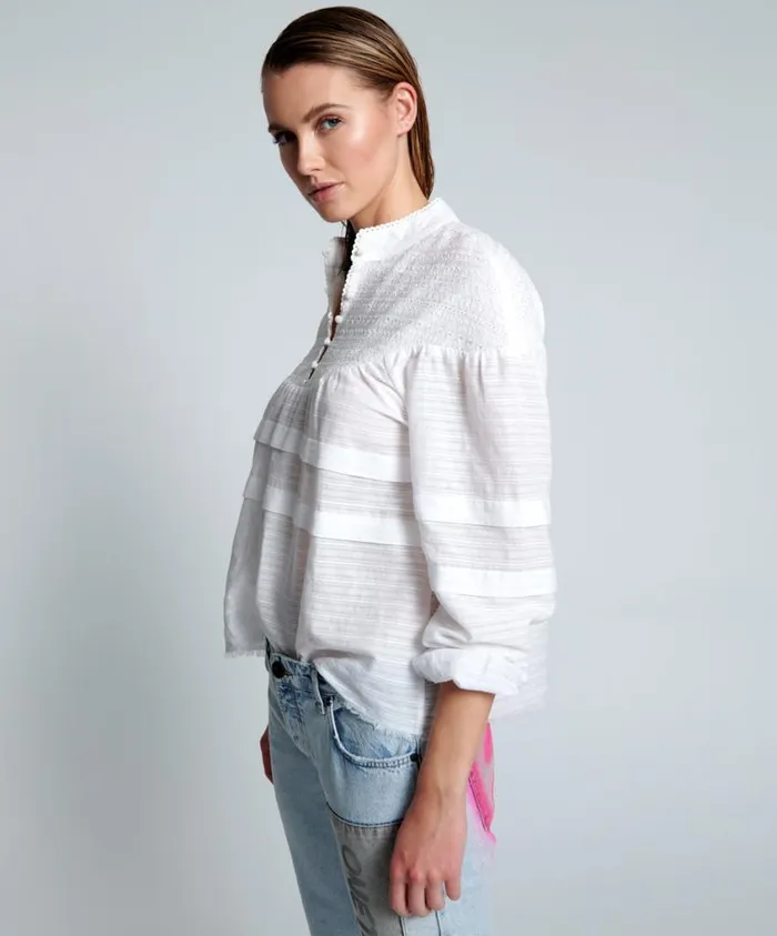 One Teaspoon Tops Women Pure Desert Angel Longsleeve Top