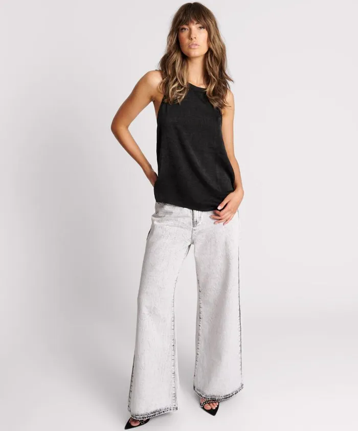 One Teaspoon Tops Women Roxie Embellished Backless Top