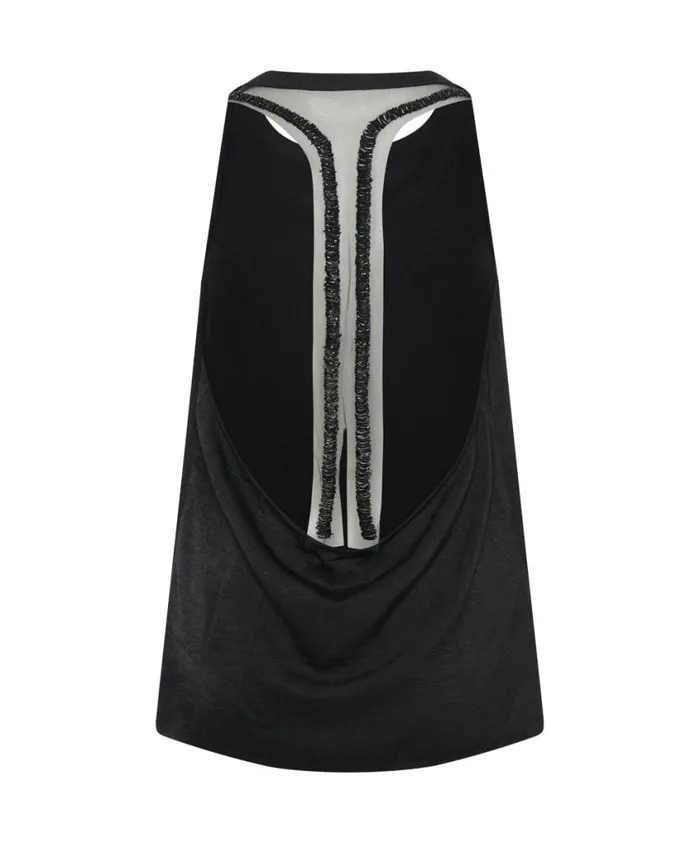 One Teaspoon Tops Women Roxie Embellished Backless Top