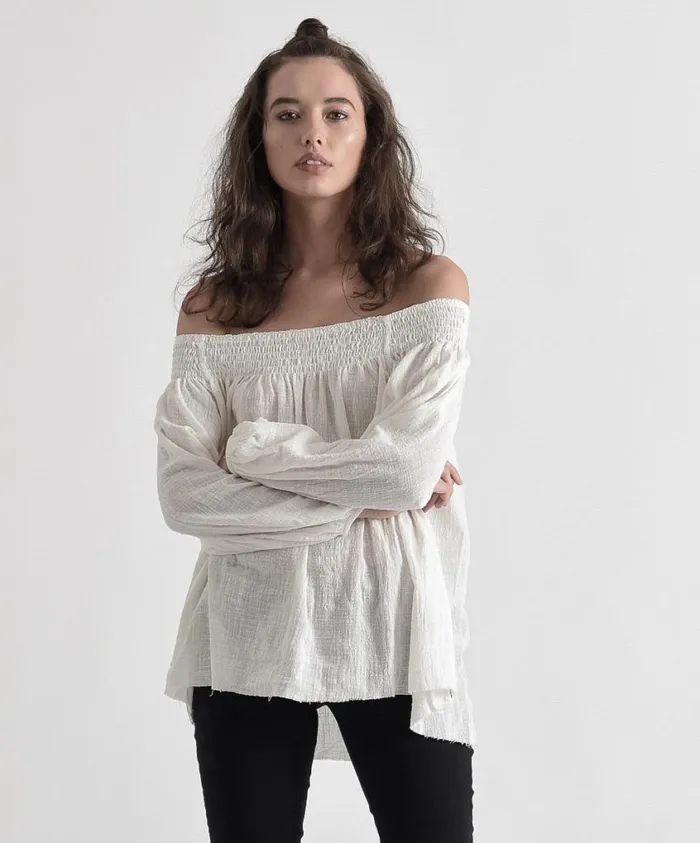 One Teaspoon Tops Women Tahitian Pearl Muslin Top 8211 Tops Brown