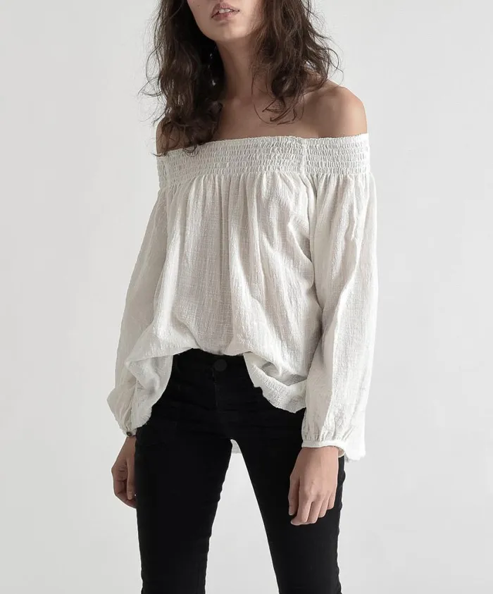 One Teaspoon Tops Women Tahitian Pearl Muslin Top 8211 Tops Brown