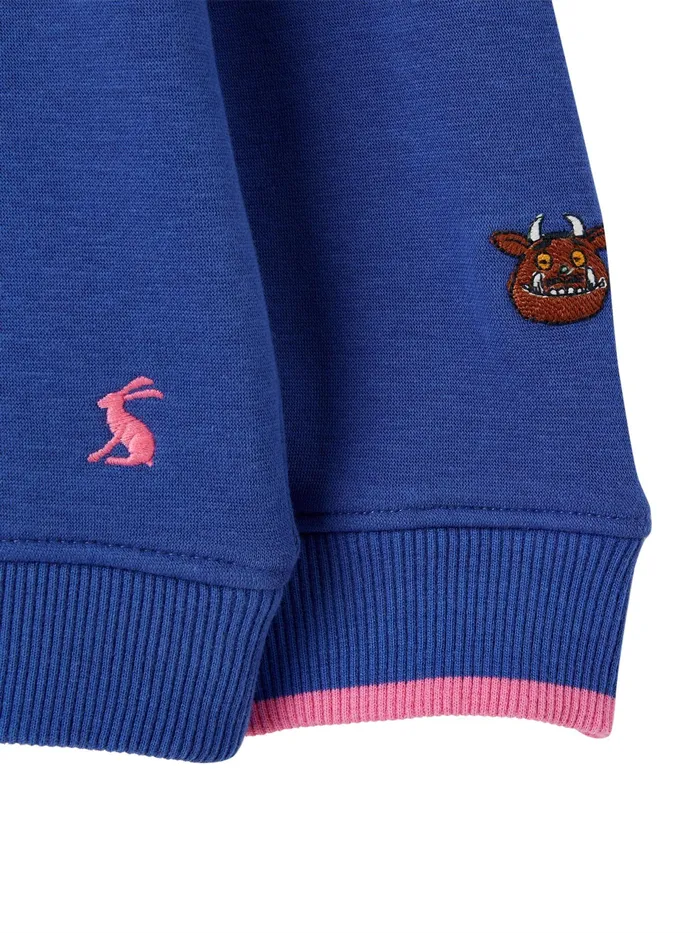 Online Joules Blue Gruffalo Mackenzie Artwork Sweatshirt Girls Sweatshirts and Hoodies