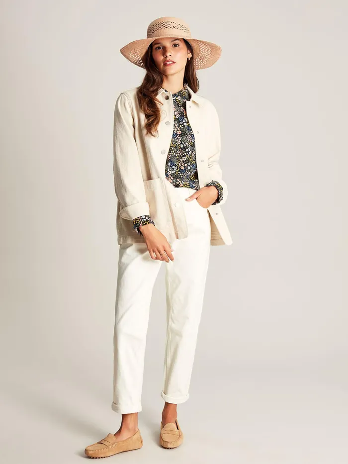 Online Joules Blue Kalina Concealed Placket Shirt Women Shirts and Blouses