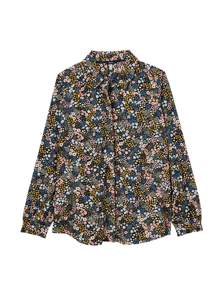 Online Joules Blue Kalina Concealed Placket Shirt Women Shirts and Blouses