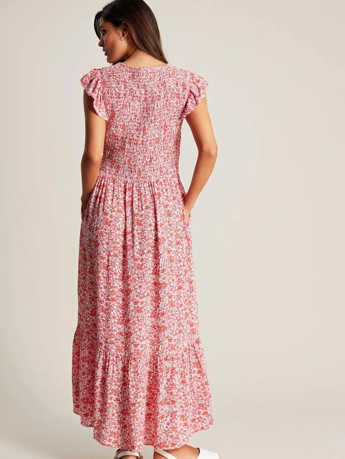 Online Joules Clover Smocking Button Down Dress Women Dresses