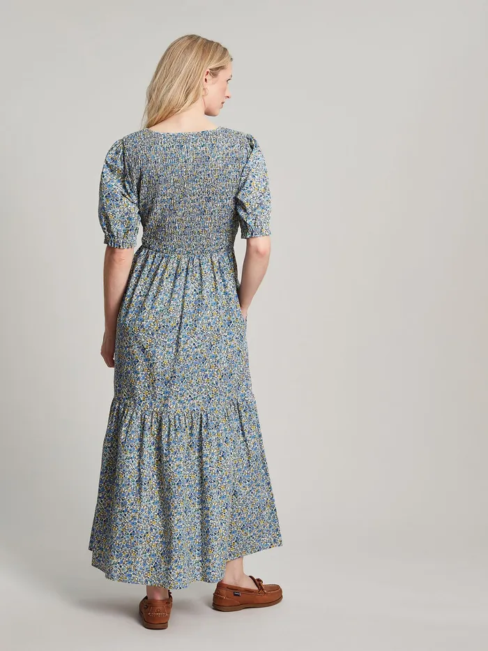 Online Joules Cream Aura Tiered Cotton Dress Women Dresses