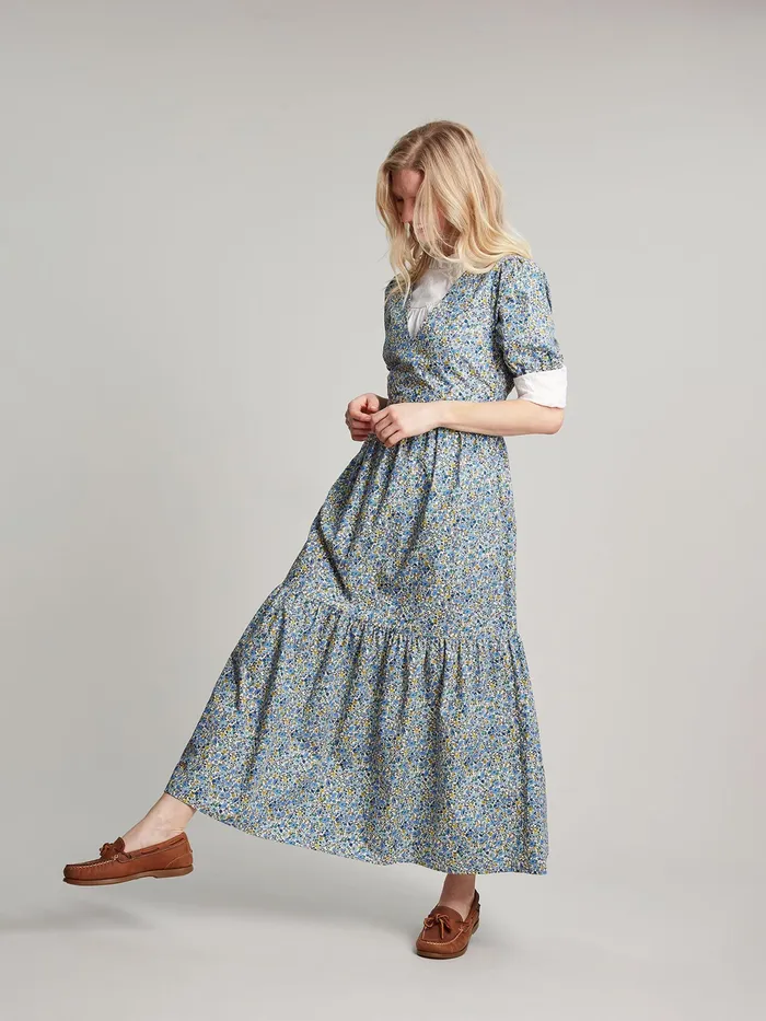 Online Joules Cream Aura Tiered Cotton Dress Women Dresses