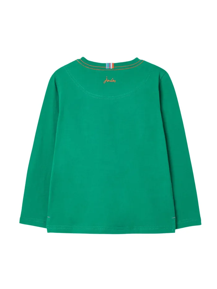 Online Joules Green Gruffalo Finlay Long Sleeve Screenprint TShirt Boys Tops and Tshirts
