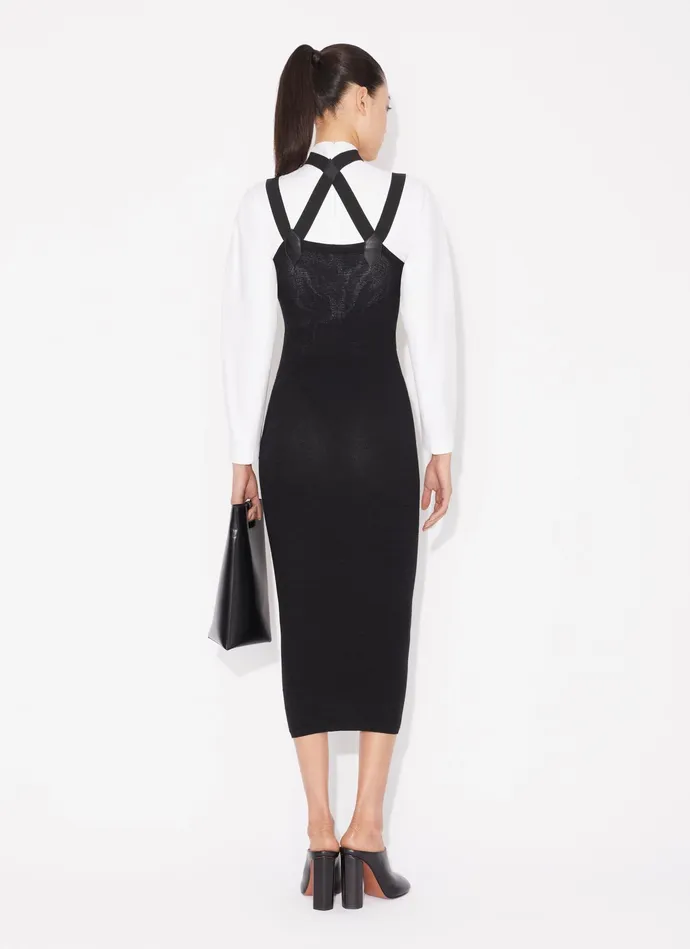 Optic White CINCHED POPLIN BODY Women Alaa Bodysuits and Leggings