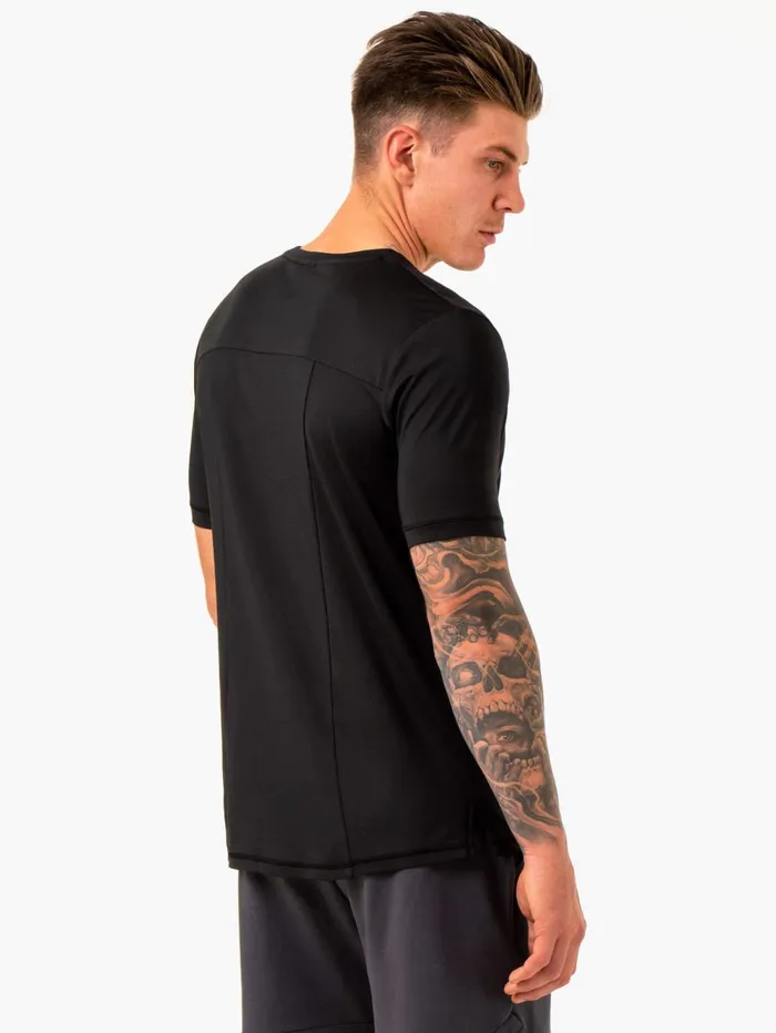 Optimal Mesh TShirt 8211 Black Men Ryderwear TShirts