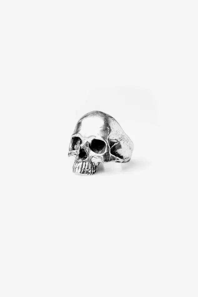 OTHER 0925 MENWOMEN 925 O24 Skull Ring