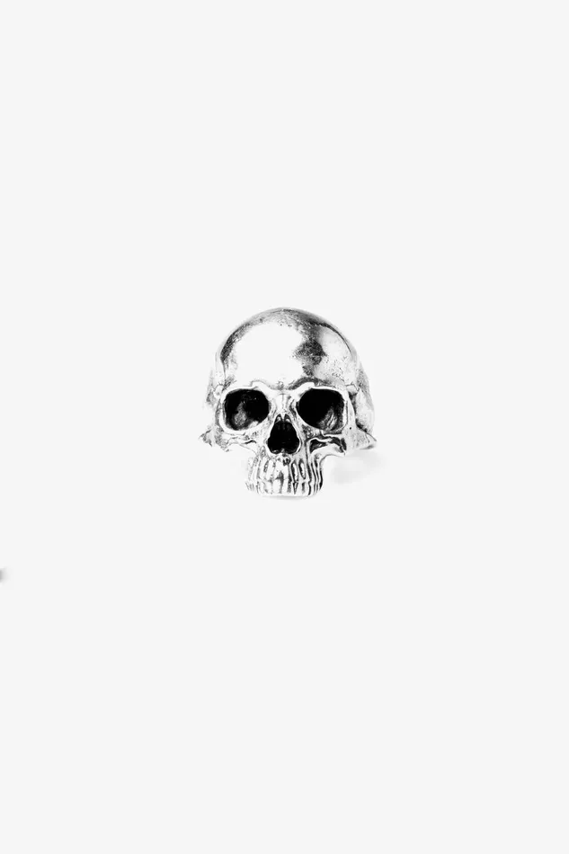 OTHER 0925 MENWOMEN 925 O24 Skull Ring
