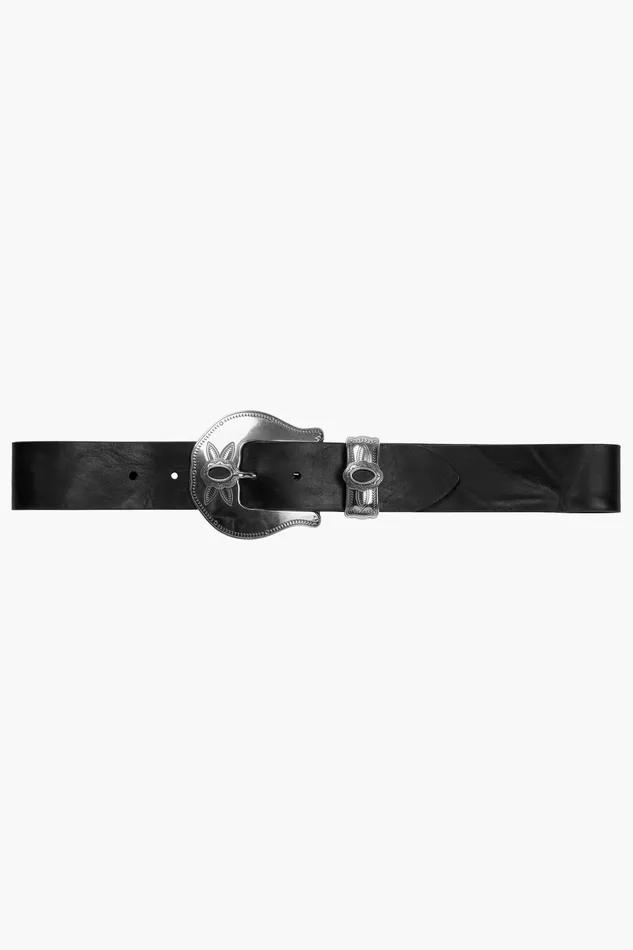 OTHER BELTS MENWOMEN Electric Gypsy Belt Worn Black Leather