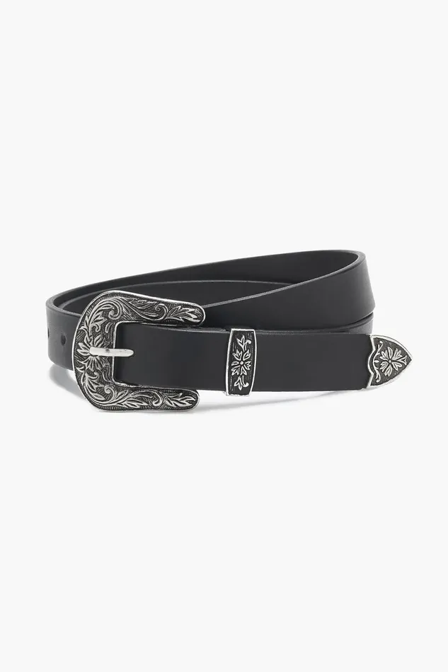 OTHER BELTS MENWOMEN Western Belt Black Leather
