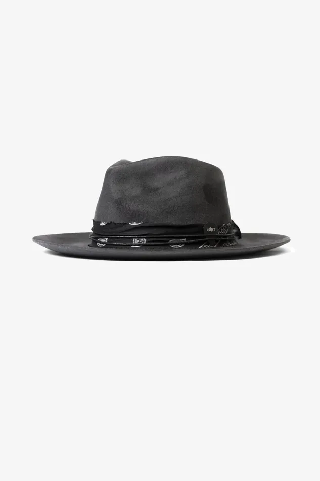 OTHER CAPS and TRUCKER HATS MENWOMEN The Weiland Fedora Hat Grey