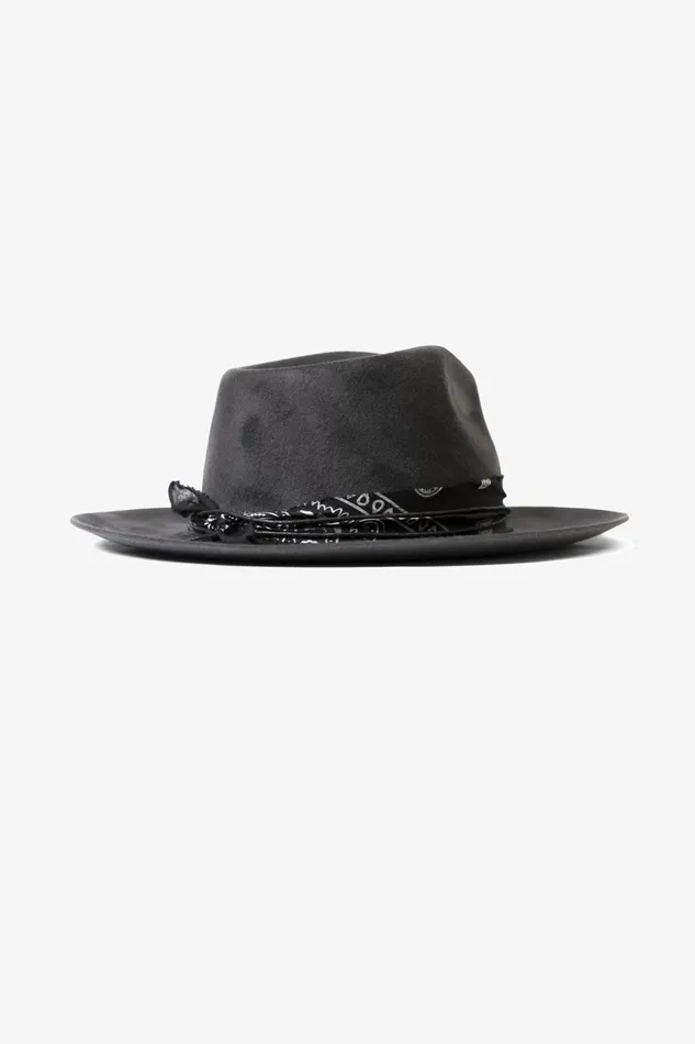 OTHER CAPS and TRUCKER HATS MENWOMEN The Weiland Fedora Hat Grey
