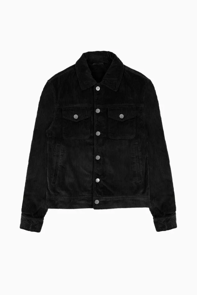 OTHER COATS and JACKETS MEN Vedder Cord Jacket Black