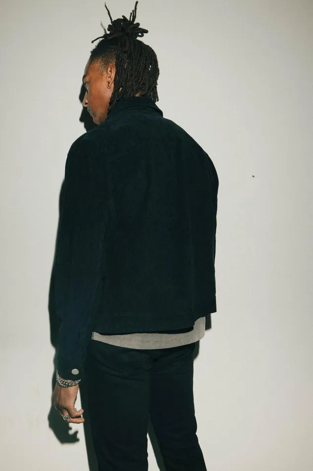 OTHER COATS and JACKETS MEN Vedder Cord Jacket Black
