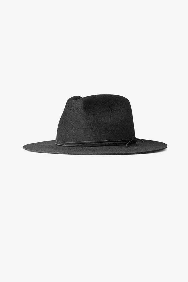 OTHER FEDORAS and FULL BRIM HATS MENWOMEN Libertad Fedora Hat Black