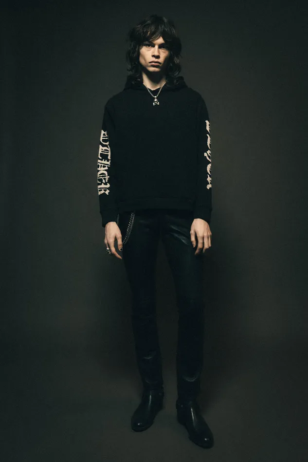 OTHER HOODIES and SWEATS MEN OTHER Sleeve Print Oversize Hoodie
