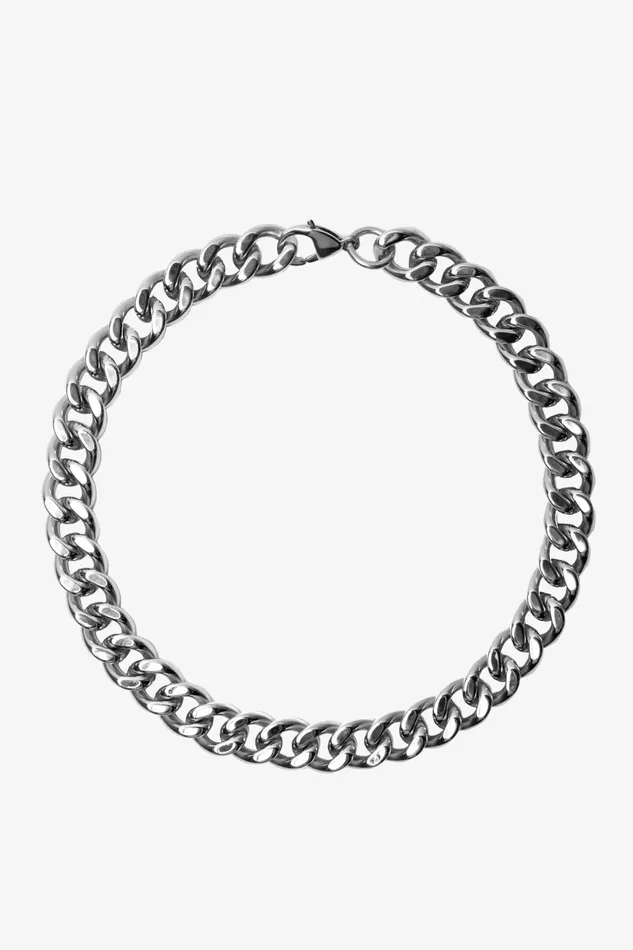 OTHER JEWELLERY MENWOMEN Choker Chain Silver