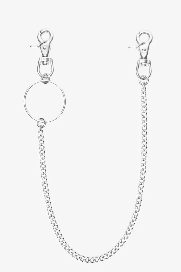 OTHER KEYRINGS and WALLET CHAINS MENWOMEN O Wallet Chain Silver