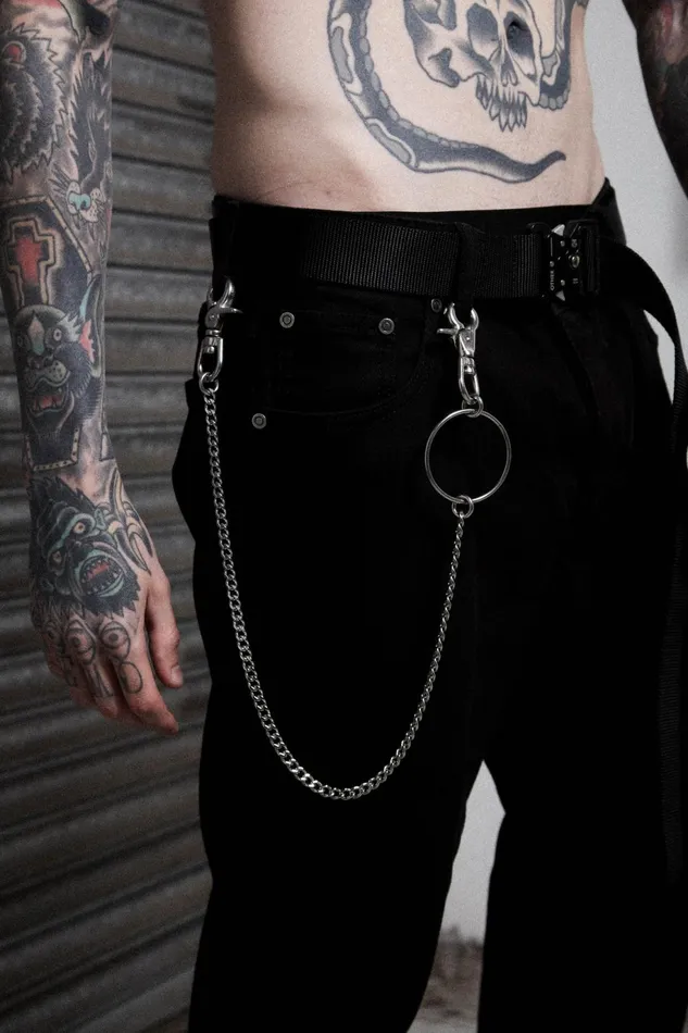 OTHER KEYRINGS and WALLET CHAINS MENWOMEN O Wallet Chain Silver