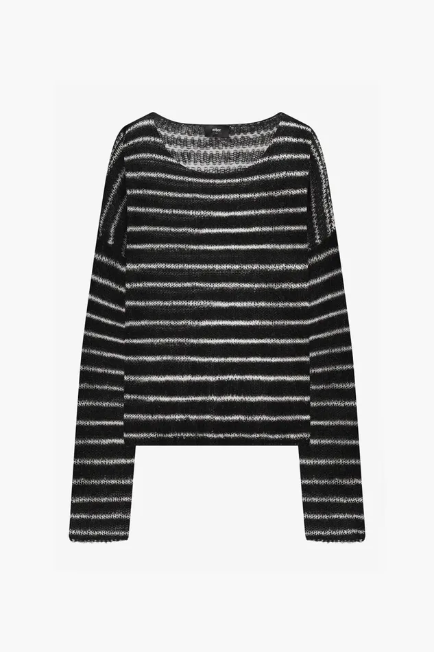 OTHER KNITWEAR MEN Navarro Jumper Black and Bone