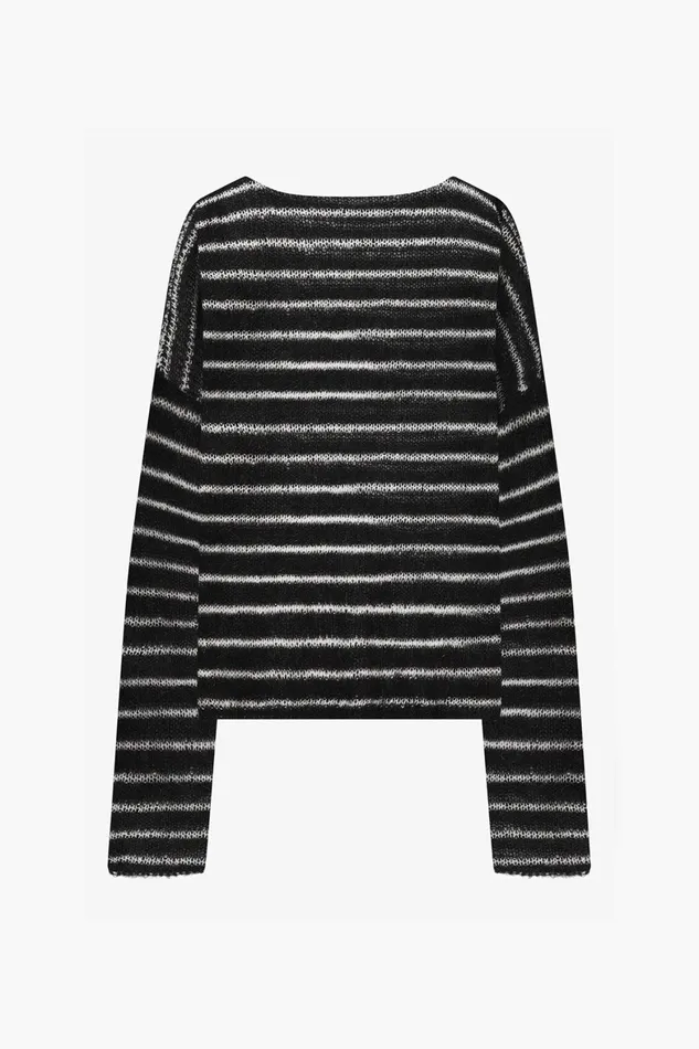 OTHER KNITWEAR MEN Navarro Jumper Black and Bone