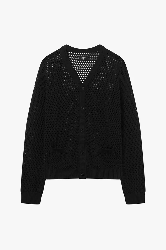 OTHER KNITWEAR MEN Oversized Weave Knit Cardigan