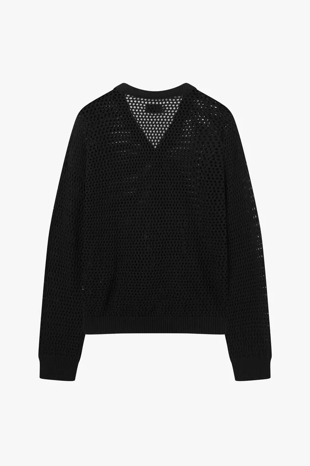 OTHER KNITWEAR MEN Oversized Weave Knit Cardigan