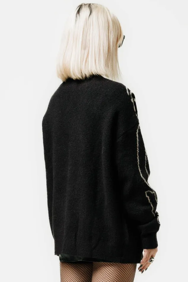 OTHER KNITWEAR WOMEN Reverse Skeleton Cardigan