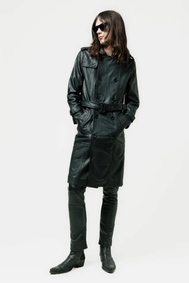 OTHER LEATHER JACKETS MEN Leather Trench