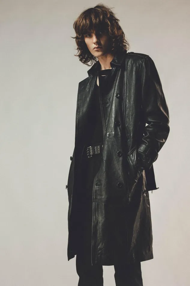 OTHER LEATHER JACKETS MEN Leather Trench